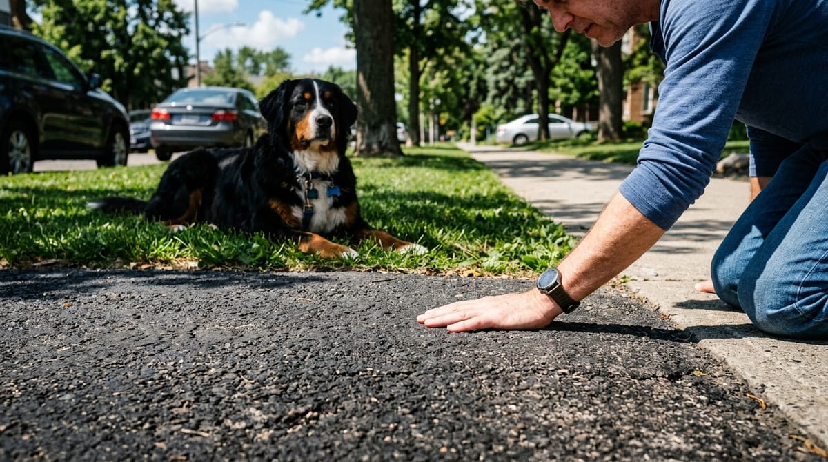 O Asfalto em Chamas: O Risco Letal de Queimaduras nas Patas e o Golpe de Calor em Cães no Verão
